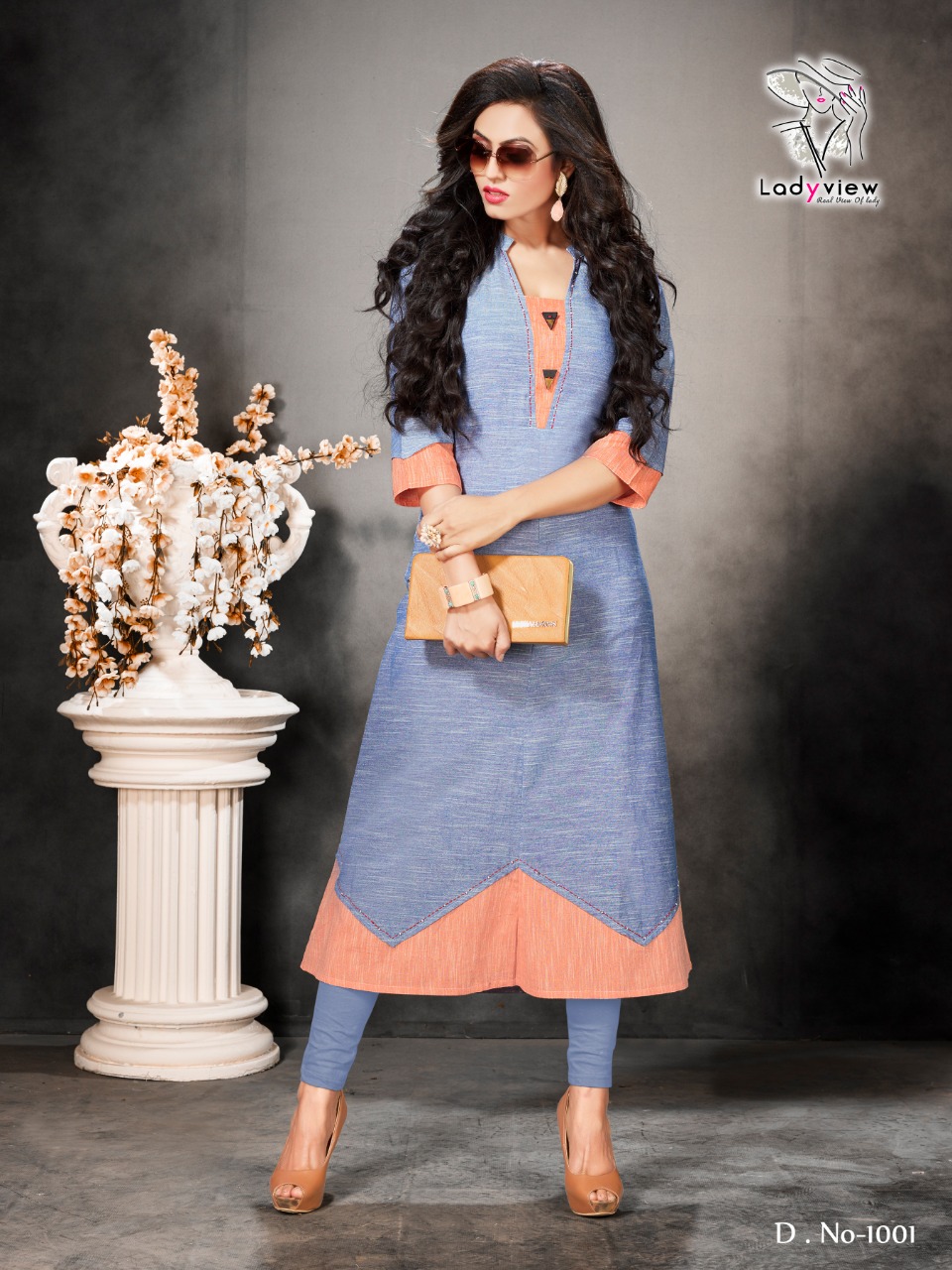 Ladyview Present Rang Rasiya Khadi Cotton Kurti Ladyview Present Rang Rasiya Khadi Cotton Kurti